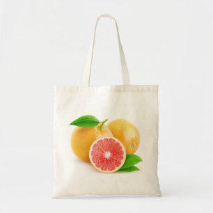 Pink grapefruits tote bag
