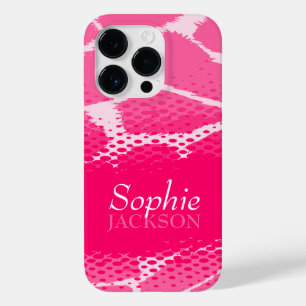 Pink graphic animal iPhone case