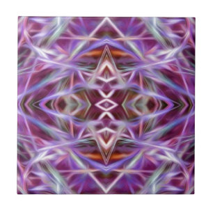 Pink Graphic Mandala Tile