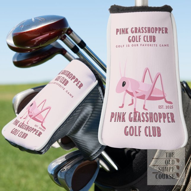 Pink Grasshopper Golf Club Head Cover (Creator Uploaded)