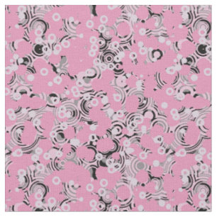 pink gray and black abstract fabric