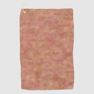 Pink Green Abstract Seamless Pattern Golf Towel