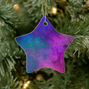 Pink Green and Blue Ceramic Decoration