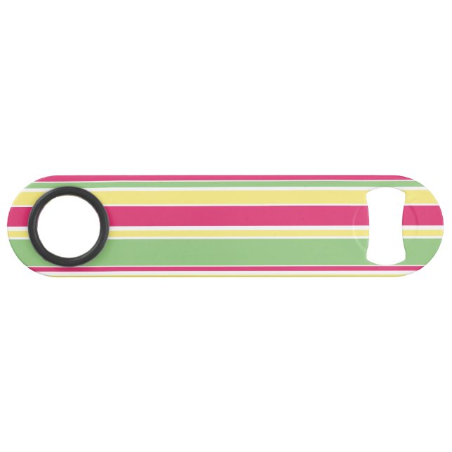 Pink, green and yellow stripes (Front (Horizontal))