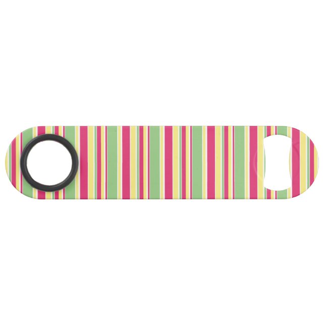 Pink, green and yellow stripes (Front (Horizontal))