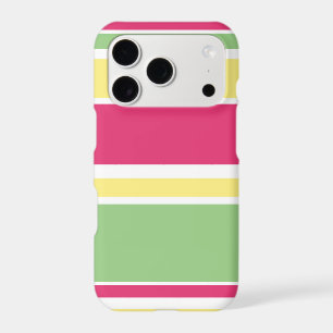 Pink, green and yellow stripes