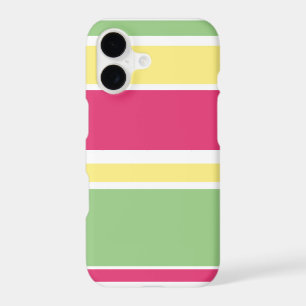 Pink, green and yellow stripes