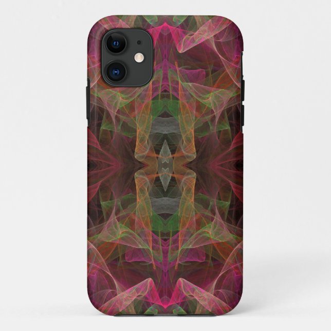 Pink, Green & Black iPhone 5 Custom Case-Mate ID Case-Mate iPhone Case (Back)