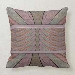 Pink Green Black Purple Lumbar Pillow