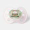 Pink/Green/Brown Owl, Personalised Girls Pacifier