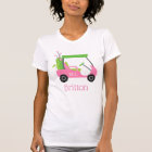 Pink & Green Golf Personalised T-shirt