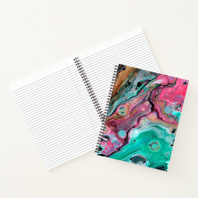 Pink & Green marble  Notebook (Inside)