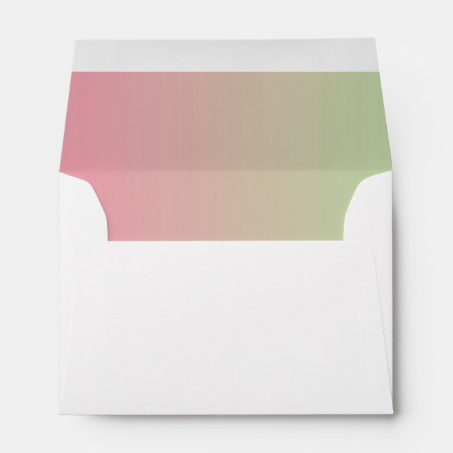 Pink & Green Ombre Envelopes (Back (Bottom))