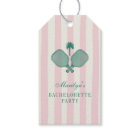 Pink Green Pickleball Bachelorette Party Thank You