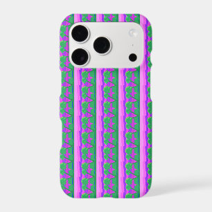 Pink Green Purple iPhone / iPad case