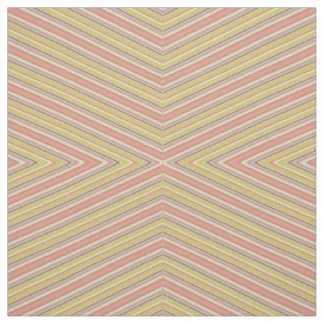 Pink, Green & Red Raspberry Stripes Fabric