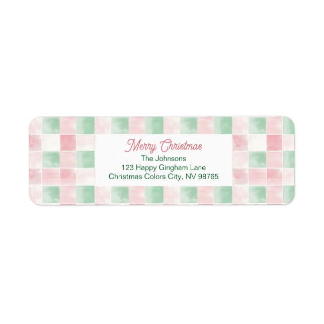 Pink Green Retro Pattern Christmas (Front)