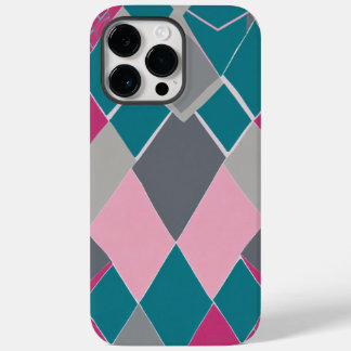 pink green square Case-Mate iPhone 14 pro max case