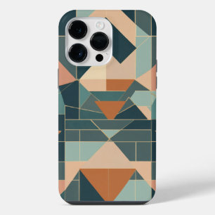 pink green square iPhone 14 pro max case