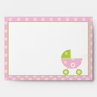 Pink & Green Stroller Envelope