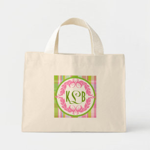 Pink & Green Tiny Tote