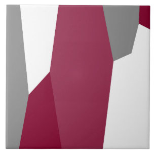 Pink Grey and White Tile