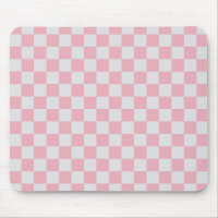 Pink + Grey Check Chequered Chequerboard Pattern