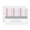 Pink Grey Chevron Bridal Lunch Invitation Cards