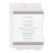 Pink Grey Damask Engagement Party Invitations