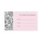 Pink Grey Damask Salon Appointment Cards