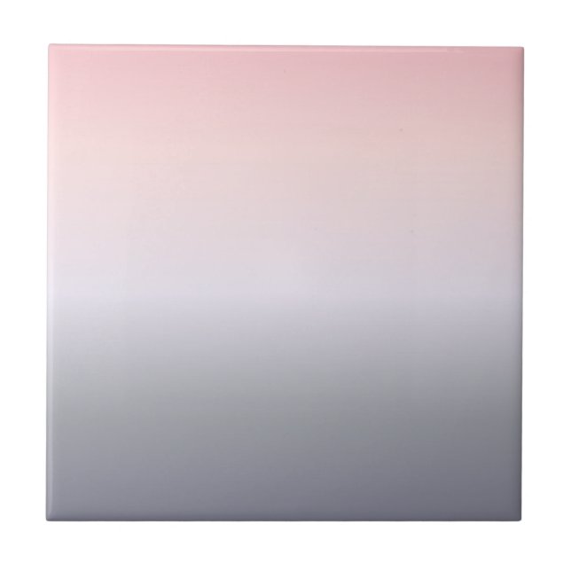 Pink Grey Gradient Tile (Front)