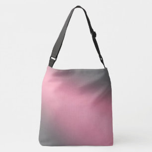 Pink & grey moonlight ombre effect crossbody bag