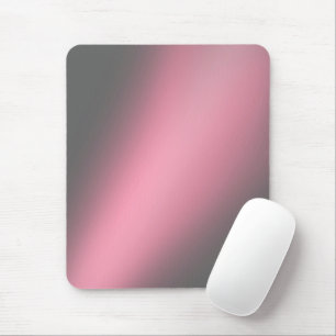 Pink Grey moonlight ombre Mouse Mat