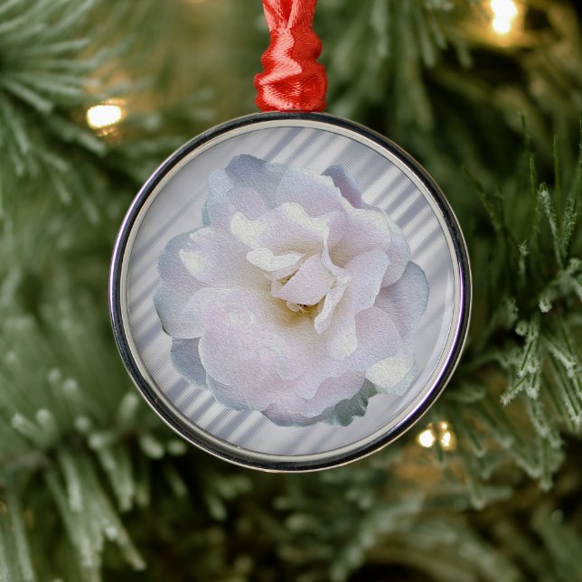 Pink grey rose metal tree decoration (Tree)