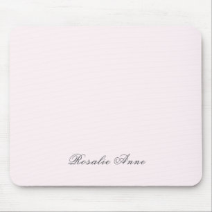 Pink Grey Script Name  Mouse Mat