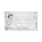 Pink Grey Vintage Princess Baby Shower Place Cards
