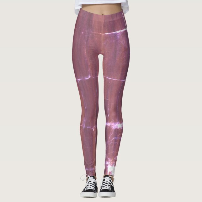 Pink Grunge Leggings (Front)