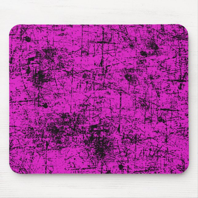 Pink Grunge Mouse Mat (Front)