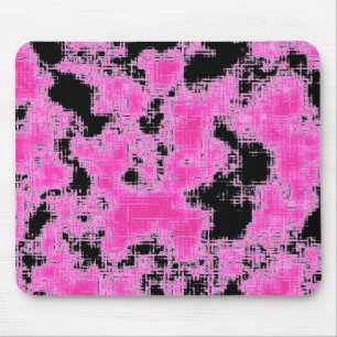 Pink Grunge Mouse Mat