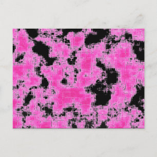 Pink Grunge Postcard