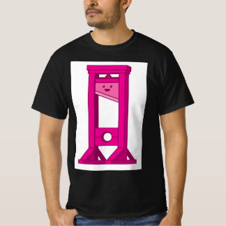 Pink Guillotine Black T-Shirt