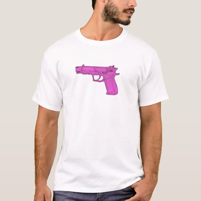 Pink Gun T-Shirt (Front)