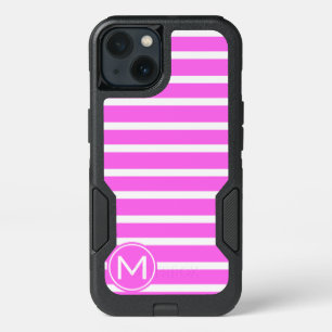 Pink H Stripe Monogram