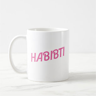 Pink Habibti Arab Coffee Mug