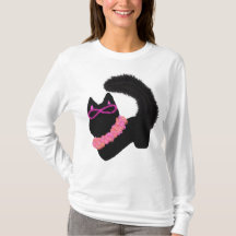 Pink Halloween black cat costume