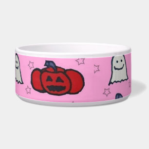 Pink Halloween Ghosts, Bats, and Jack o Lanterns