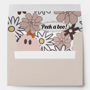 Pink Halloween Hidden Ghost Envelope