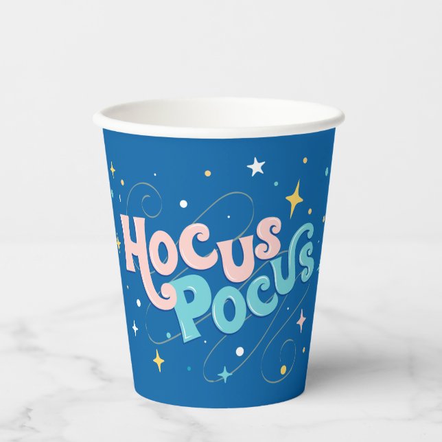 Pink Halloween, Hocus Pocus Paper cup (Front)