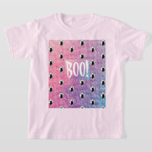Pink Halloween Kid's T-Shirt by Poet Adiela Akoo