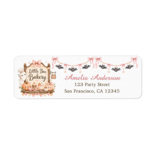 Pink Halloween Little Boo Bakery Return